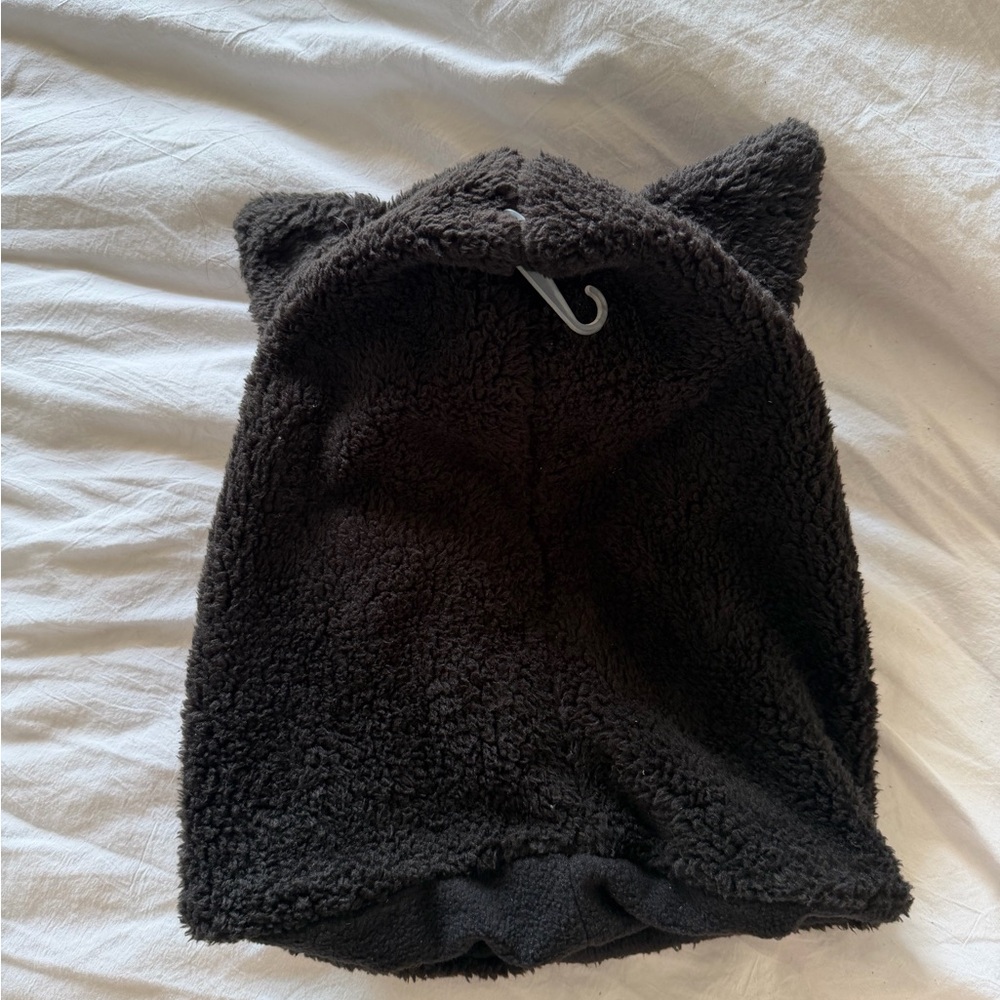 Cozy Black Cat Ear Hood Kids Japan Hat Costume Cover - Picture 2 of 2